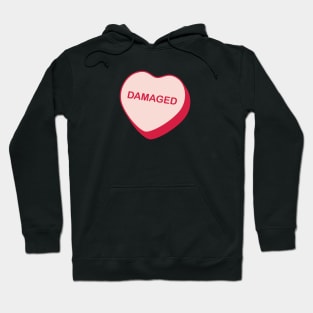 Damaged Rejected Candy Heart Hoodie